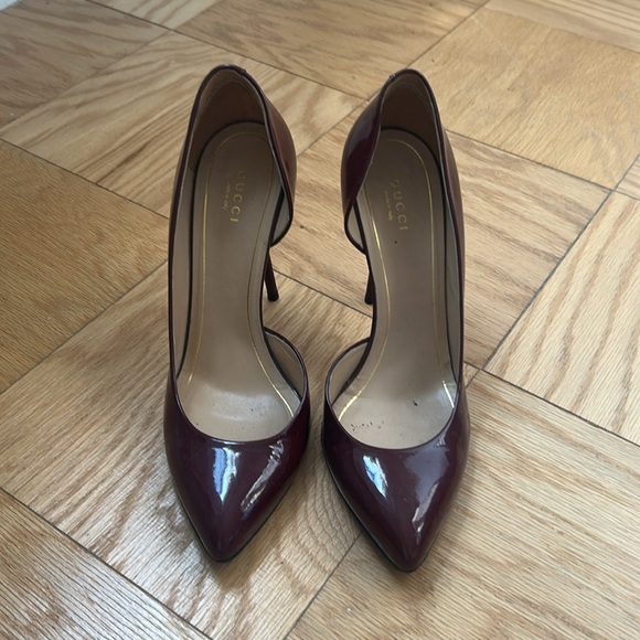 Gucci Amara wine red patent heel. Size 39. - Picture 7 of 7